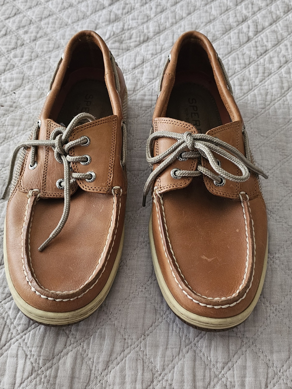 Sperry Classic Brown Leather Boat Shoes - Men's